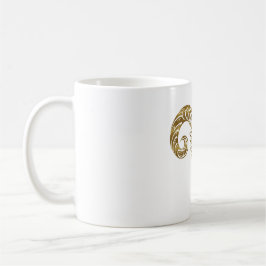 Aries Zodiac - Tribal Gold Kaffeetasse