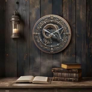 Aries-Zodiac-Uhr Große Wanduhr