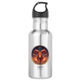 Aries Zodiac Water Bottle Edelstahlflasche