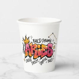 Aries-Zodiak-Graffiti  Pappbecher