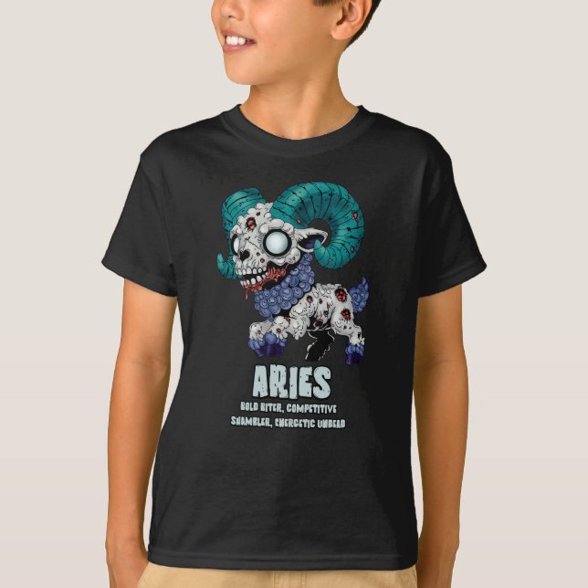 Aries Zombie T-Shirt (Vorderseite)