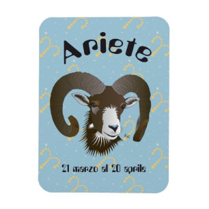 Ariete 21 marzo al 20 aprile Premium Flexi Magnet