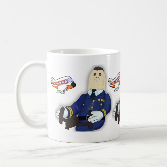Ariline-Pilot-Tasse Kaffeetasse (Links)