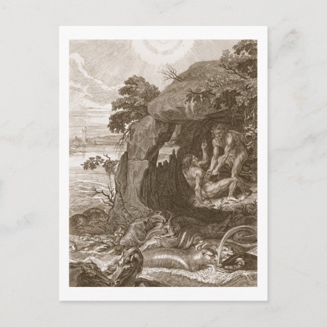 Arirumps Compels Proteus, um seine Oracles zu enth Postkarte (Vorderseite)