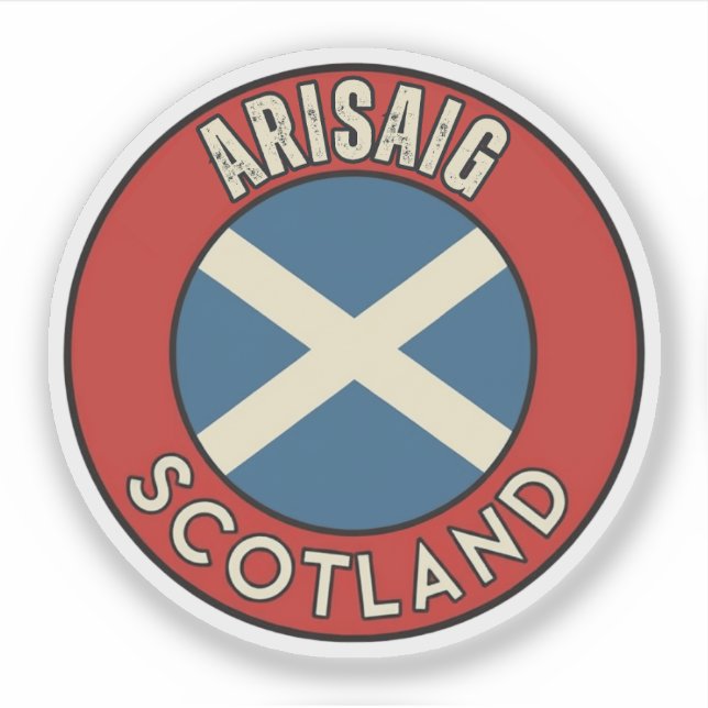 Arisaig, Schottland Aufkleber (Vorderseite)