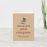 Arise Go Forth Eroberung Abschluss für Literatur