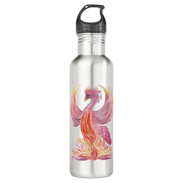 Arise Phoenix Edelstahlflasche (Vorderseite)