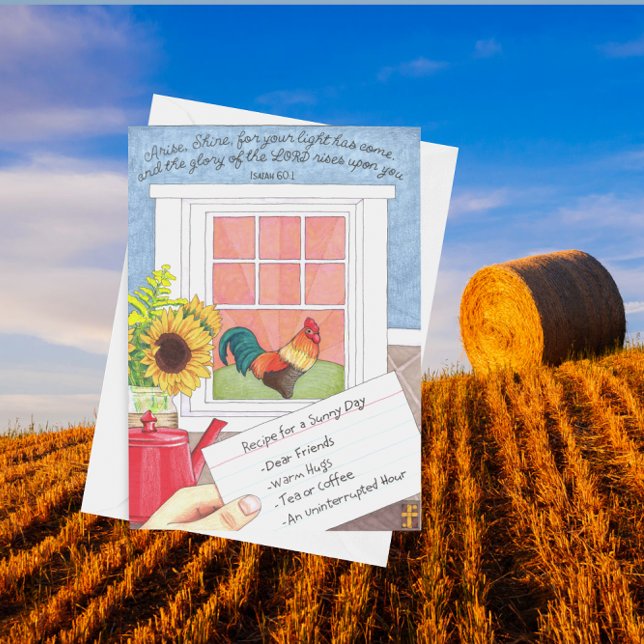 Arise Shine Friendship Card Karte (Von Creator hochgeladen)