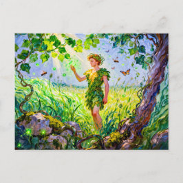 Aristaeus God of Agriculture and Nature from Greek Postkarte