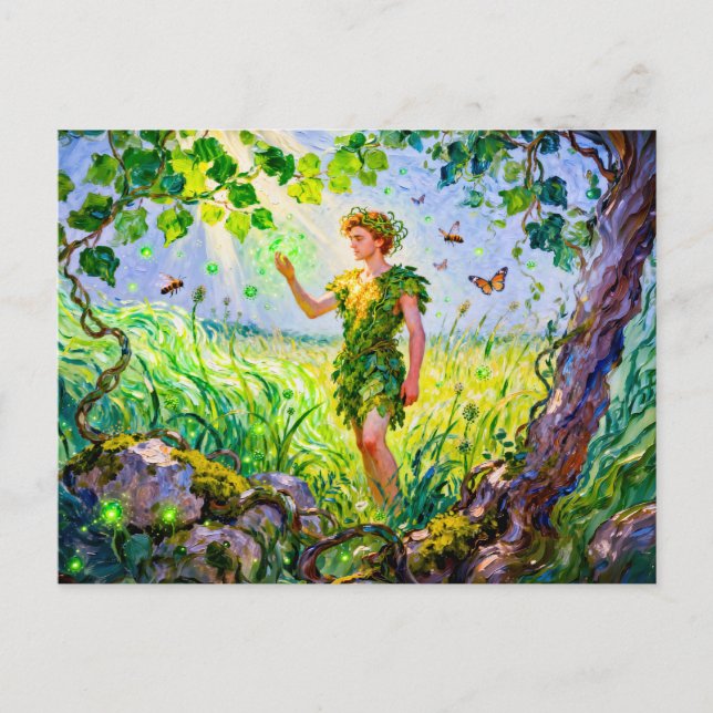 Aristaeus God of Agriculture and Nature from Greek Postkarte (Vorderseite)