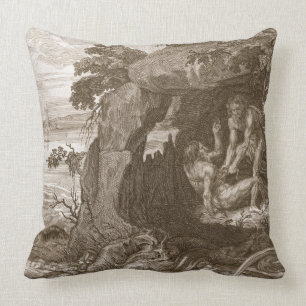 Aristeus zwingt Proteus, um seine Orakel, 17 Kissen