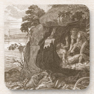 Aristeus zwingt Proteus, um seine Orakel, 17 Untersetzer