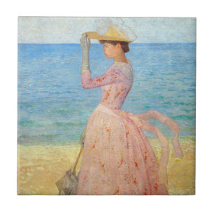 Aristide Maillol - Frau mit Sonnenschirm Fliese