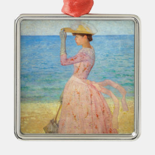 Aristide Maillol - Frau mit Sonnenschirm Ornament Aus Metall
