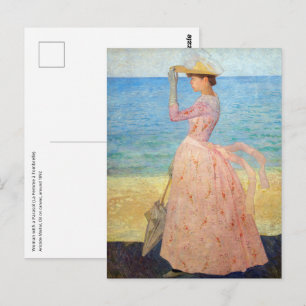 Aristide Maillol - Frau mit Sonnenschirm Postkarte