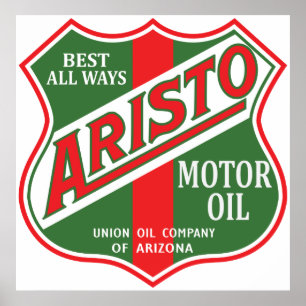 Aristo Motor Oil - Vintages Zeichen Poster