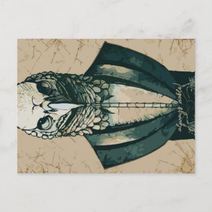 Aristocrat Bald Eagle Statue Postkarte