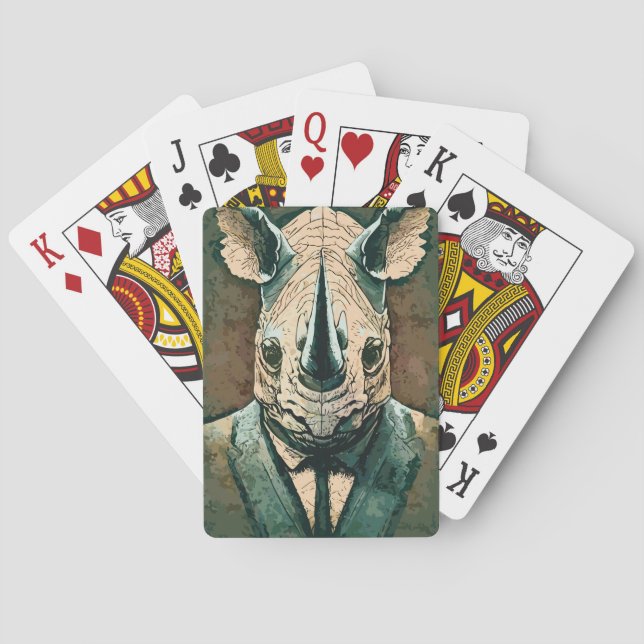 Aristocrat Rhino Spielkarten (Rückseite)