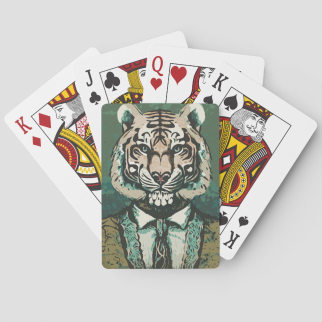 Aristocrat Tiger Spielkarten (Rückseite)