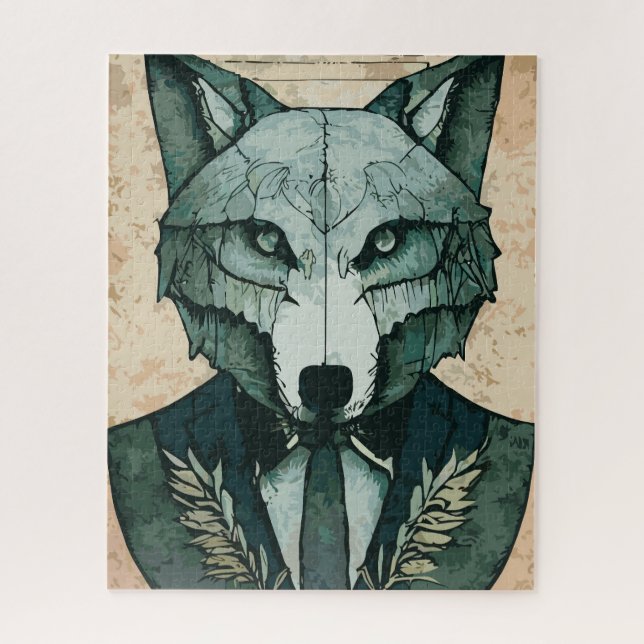 Aristocrat Wolf Puzzle (Vertikal)
