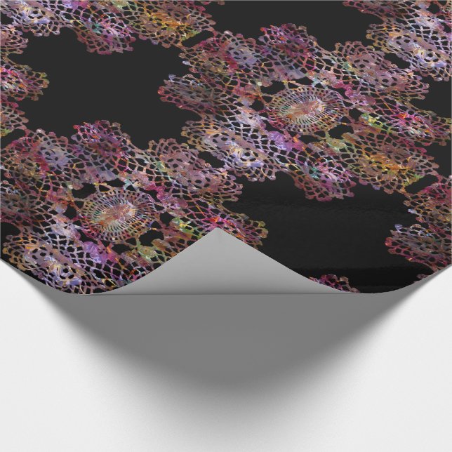 Aristokratisches festliches elegantes geschenkpapier (Ecke)