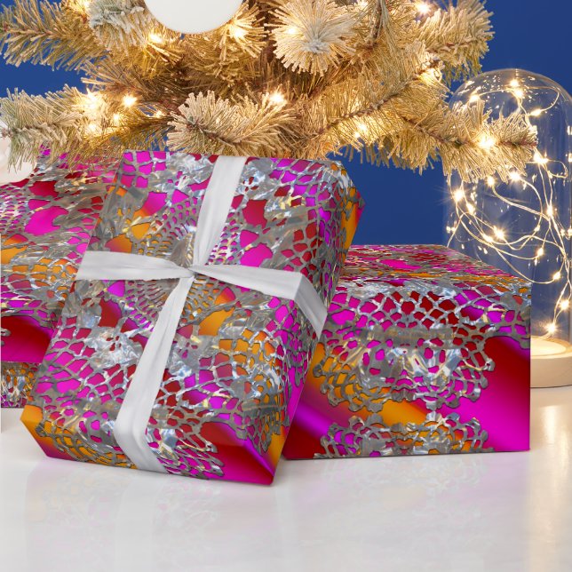 Aristokratisches festliches Party Urlaub Geschenkpapier (Feiertage)