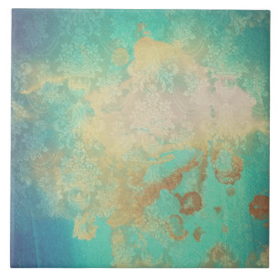 Aristoteles, beige-aquamarin, alt aussehend fliese