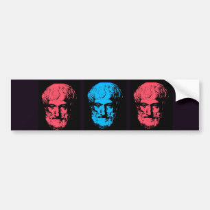 Aristoteles-Collage Autoaufkleber