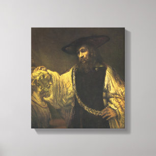 Aristoteles, der den Fehlschlag von Homer, 1653 Leinwanddruck