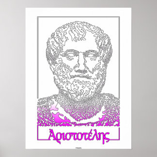 Aristoteles. griechischer Philosoph [015] Poster