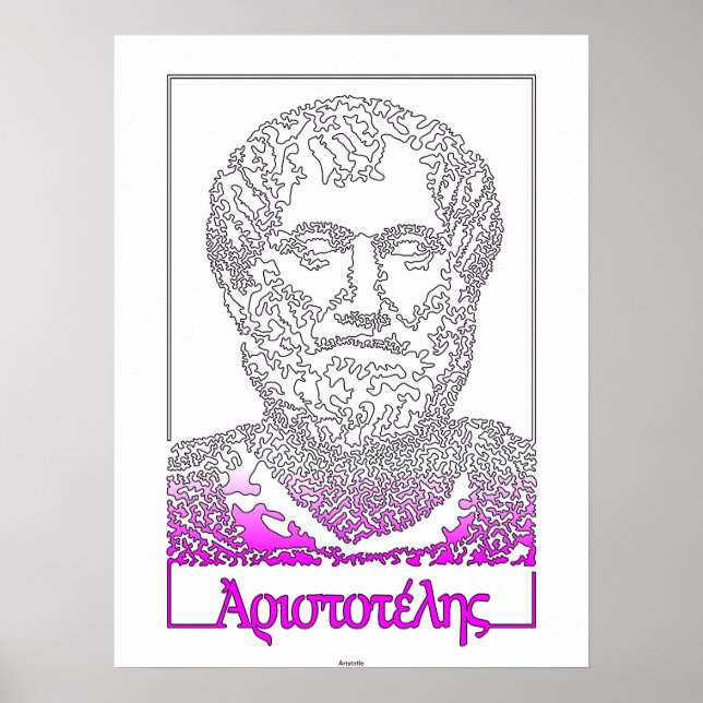 Aristoteles. griechischer Philosoph [015] Poster (Vorne)