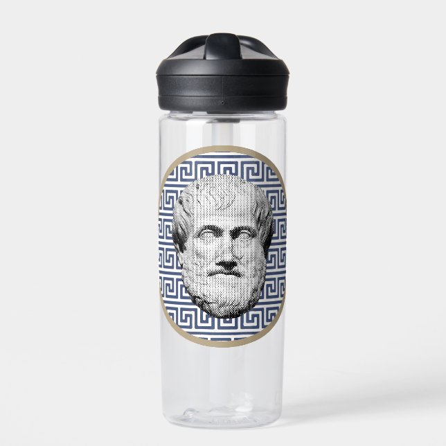 Aristoteles Griechischer Philosoph Trinkflasche (Vorderseite)