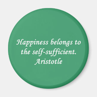 Aristoteles Happiness Zitat Magnet