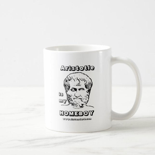 Aristoteles ist mein Homeboy Kaffeetasse (Rechts)