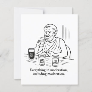 Aristoteles' Leitfaden für Mäßigung