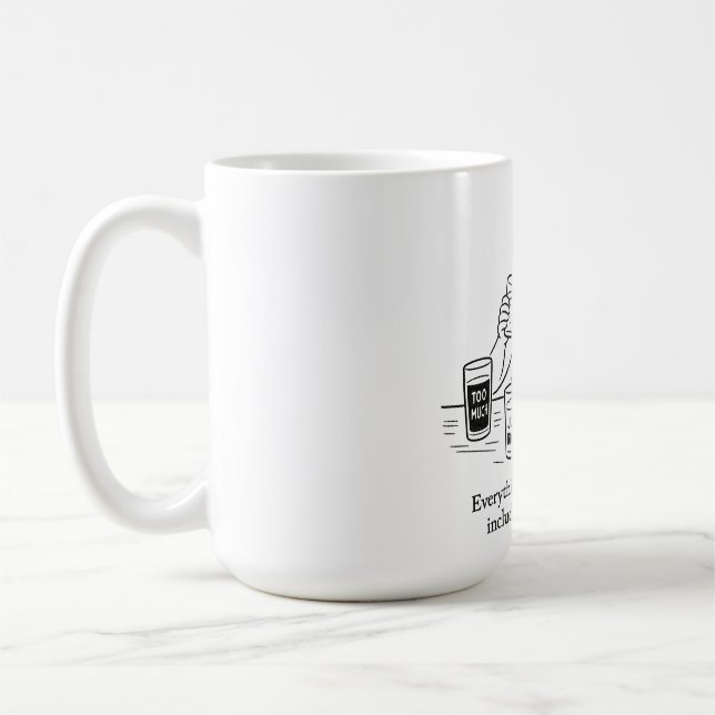 Aristoteles' Leitfaden für Mäßigung Kaffeetasse (Links)