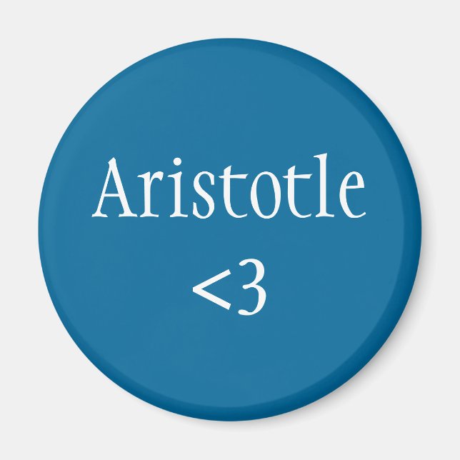 Aristoteles-Liebe Magnet (Vorne)