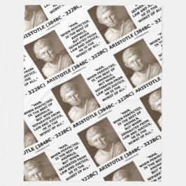 Aristoteles-Mann-Bestes der Fleecedecke