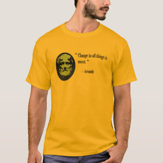 Aristoteles-Philosophiekleidung, Zitat T-Shirt