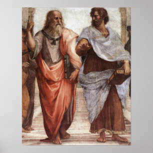 Aristoteles Plato Poster