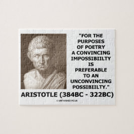 Aristoteles-Poesie-überzeugendes Puzzle
