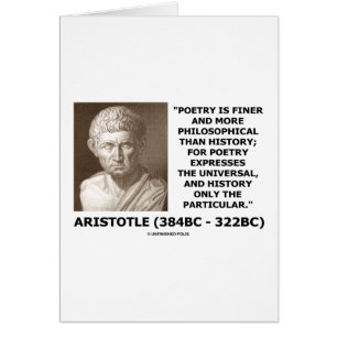 Aristoteles Poetry Finer Philosophische Geschichte