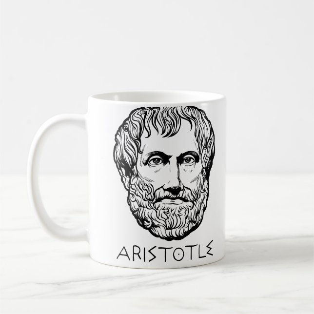 Aristoteles-Tasse Kaffeetasse (Links)