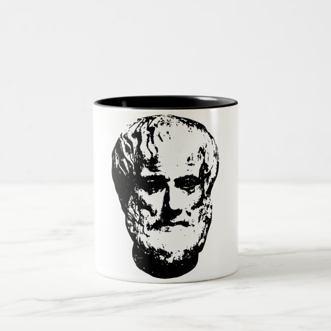 Aristoteles-Trinkbehälter Zweifarbige Tasse (Mittel)