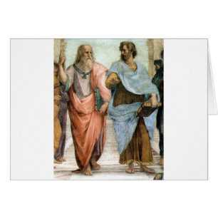 Aristoteles und Plato, die an Schule RAPHAEL gehen