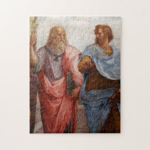 Aristoteles und Plato von Raphael Puzzle