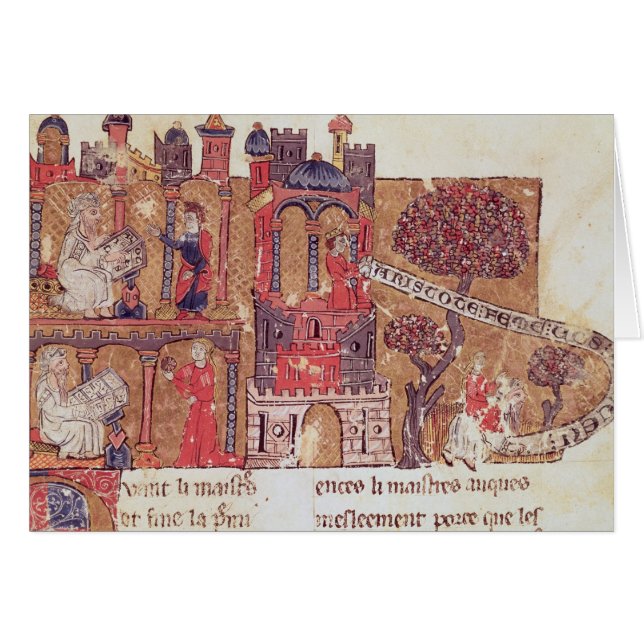 Aristoteles weist Alexander der Große herein an (Vorderseite (Horizontal))