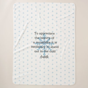 Aristoteles Winter Zitat Dekoration für Zuhause Sherpadecke