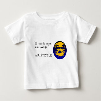 Aristoteles-Wissen Baby T-shirt