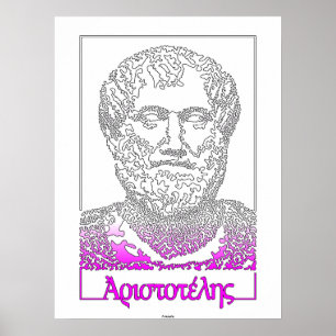 Aristotle. Greek philosopher [015] Poster